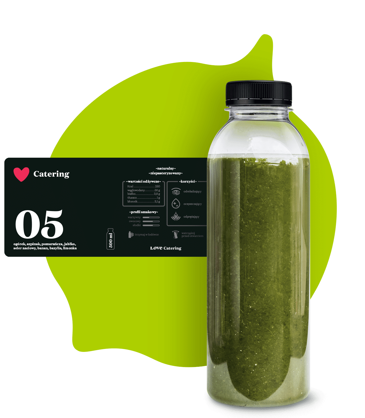 smoothie basil and lemon