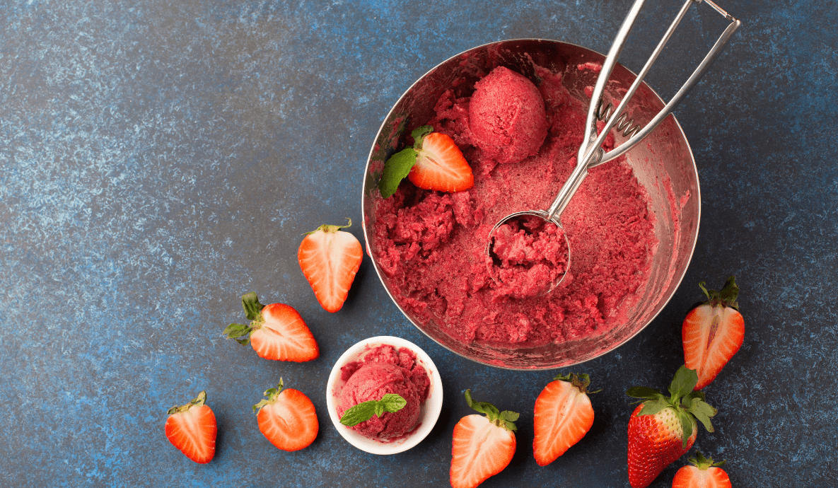 Przepis na sorbet truskawkowy