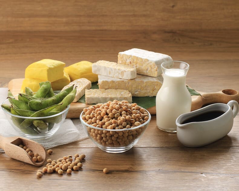 Produkty sojowe to najbogatsze źródło białka roślinnego.